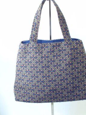 Yuki NYC Multicolor Tapestry Tote Bag